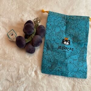 Jellycat London grape keychain
